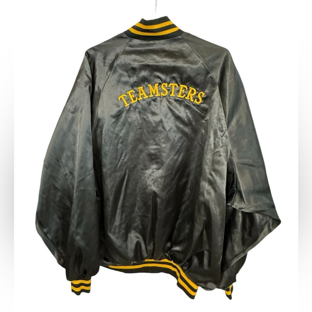 Vintage Nylon Teamsters Local 150 Union 70s Jacket Men’s 2-4XL MINTY